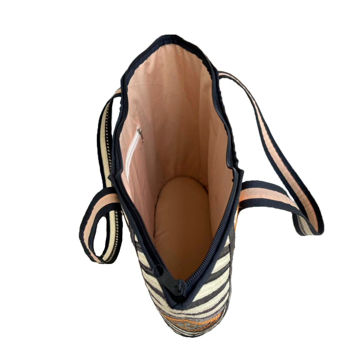 Bolso Exclusivo Caña Flecha Figuras Multicolor