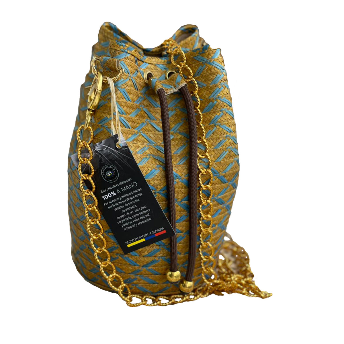 Mochila de caña Flecha Diseño piel de drago