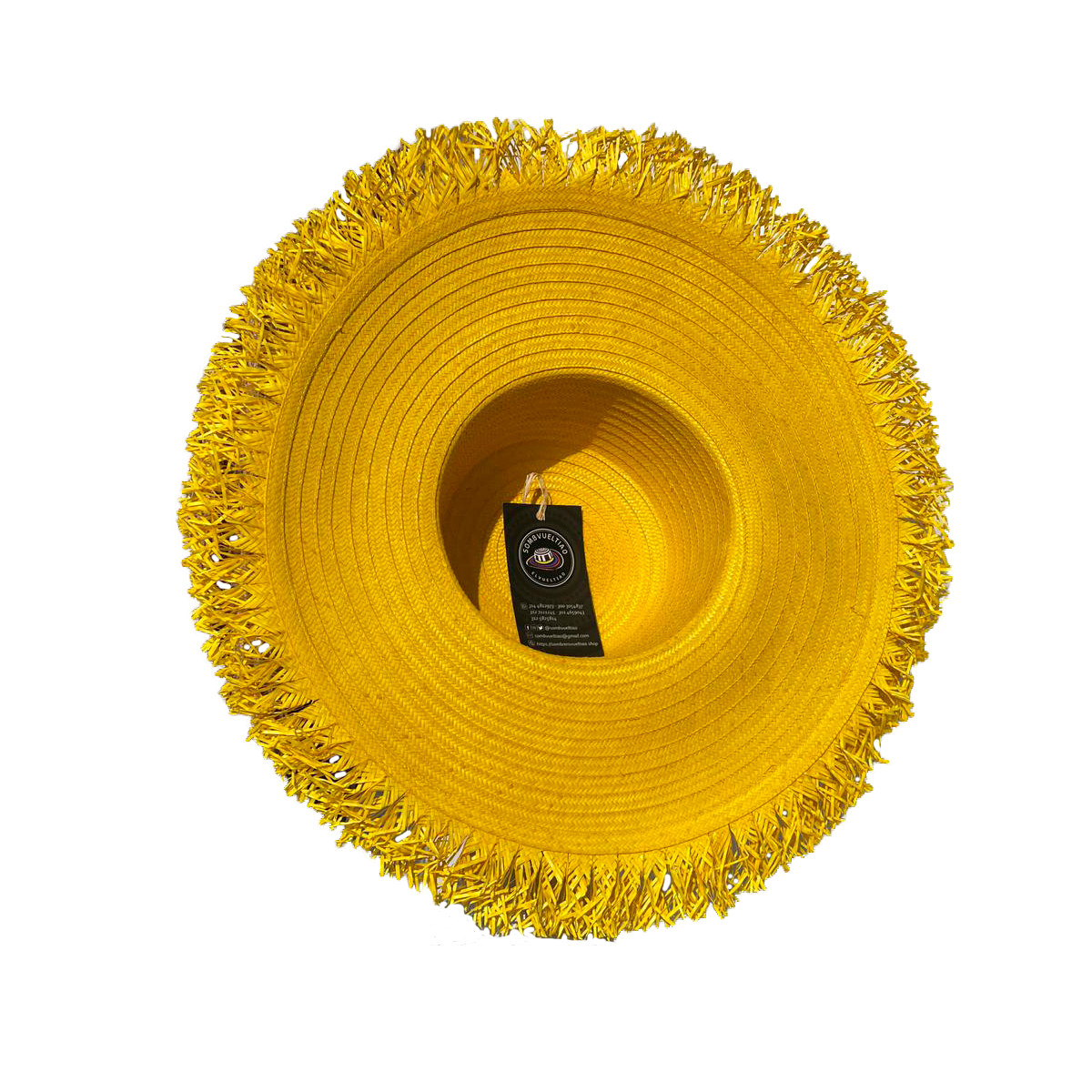 Pava Exclusiva Con Flecos A Mano Fina Original