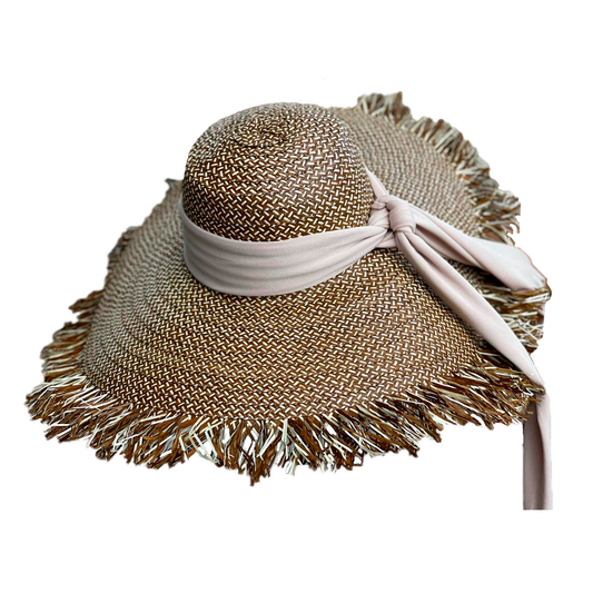 Pava Artesanal Tejido Fino Con Flecos Original MY