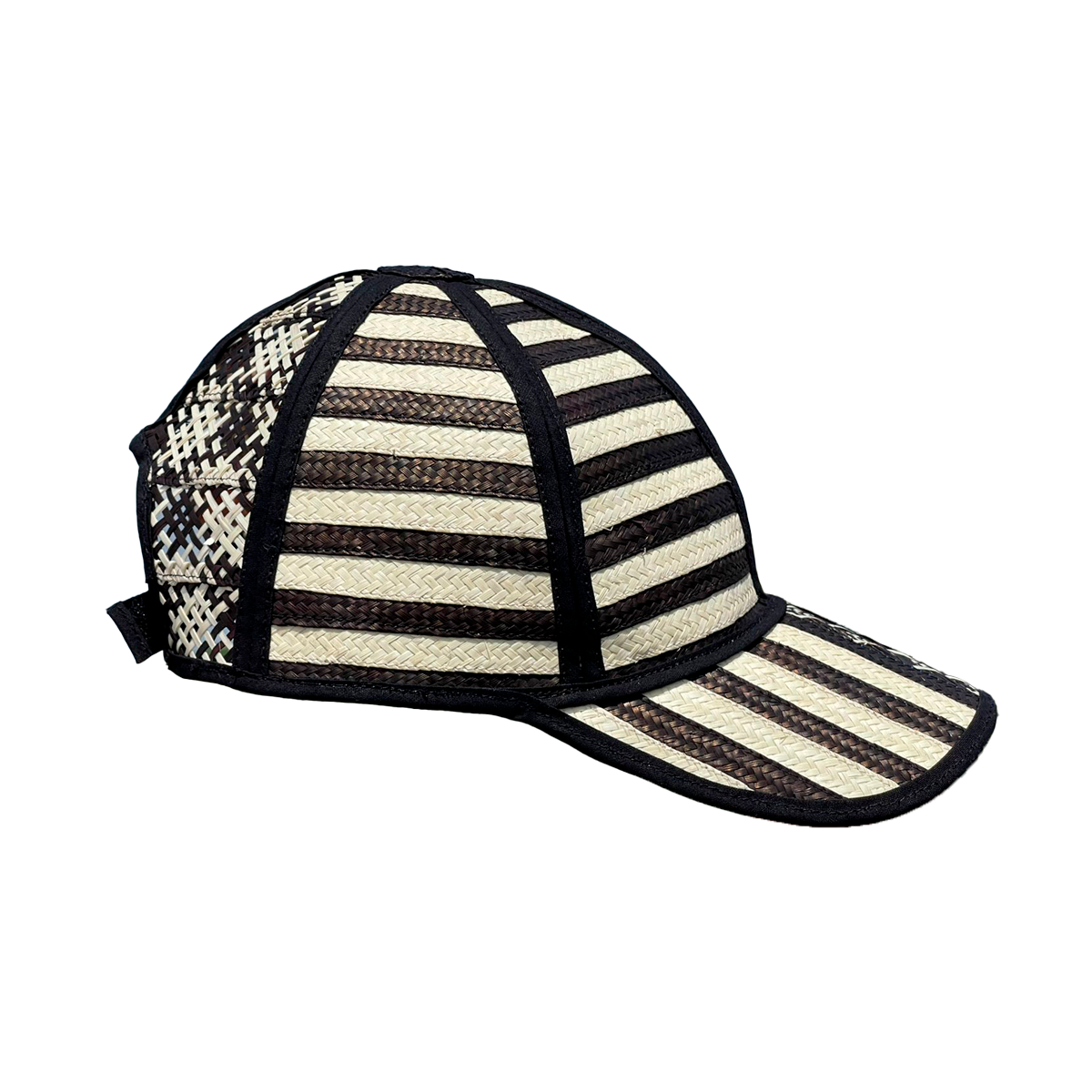 Gorra Artesanal Diseño Cebra Caña Flecha