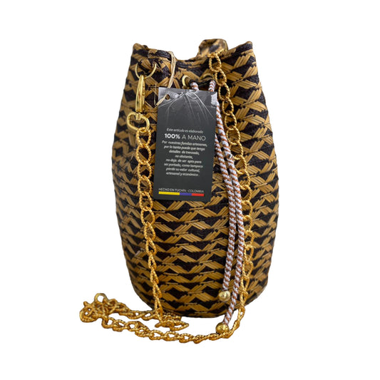 Mochila de caña Flecha Exclusivo panel de leopaldo