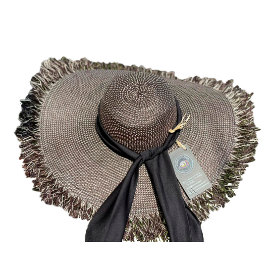 Pava Negra Artesanal Tejido Fino Exclusiva A Mano MY