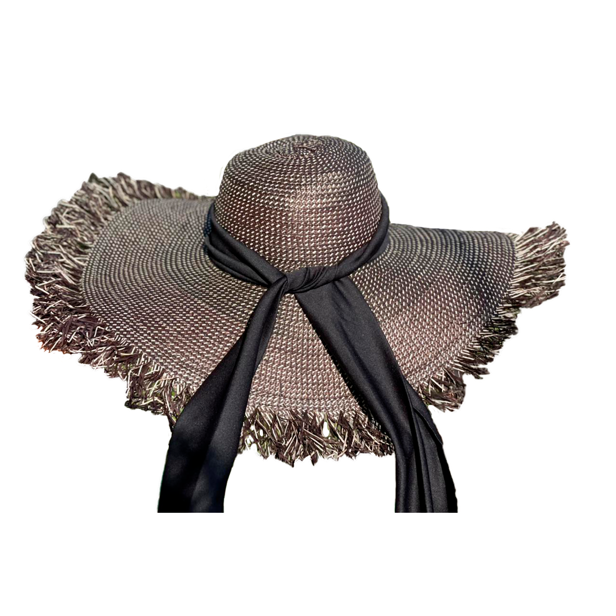 Pava Negra Artesanal Tejido Fino Exclusiva A Mano