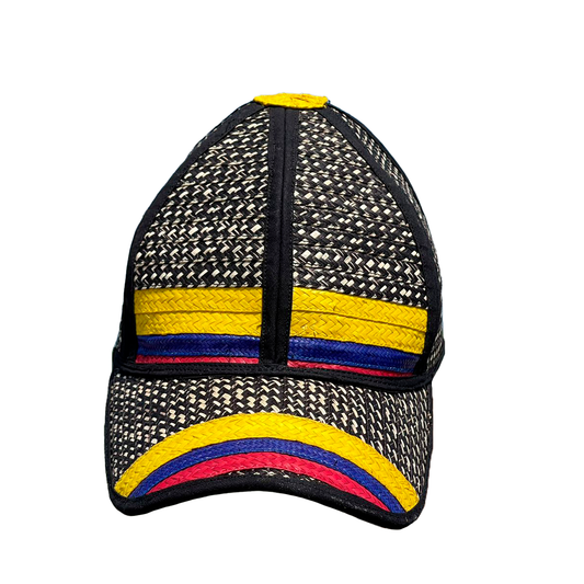 Gorra Artesanal Diseño Tricolor Colombia Fina MY