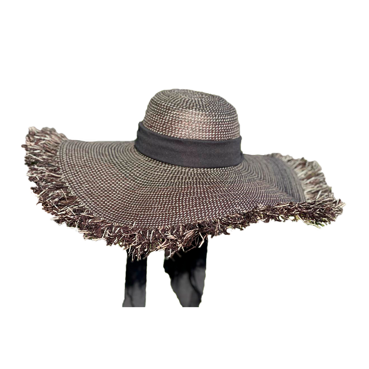 Pava Negra Artesanal Tejido Fino Exclusiva A Mano