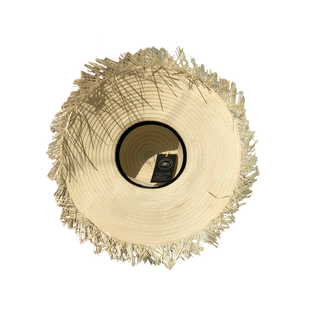 Pava Con Flecos Diseño Cruda Calidad Duradera