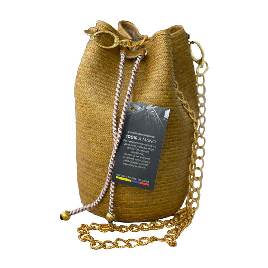 Mochila de caña Flecha Exclusiva con correa rombo