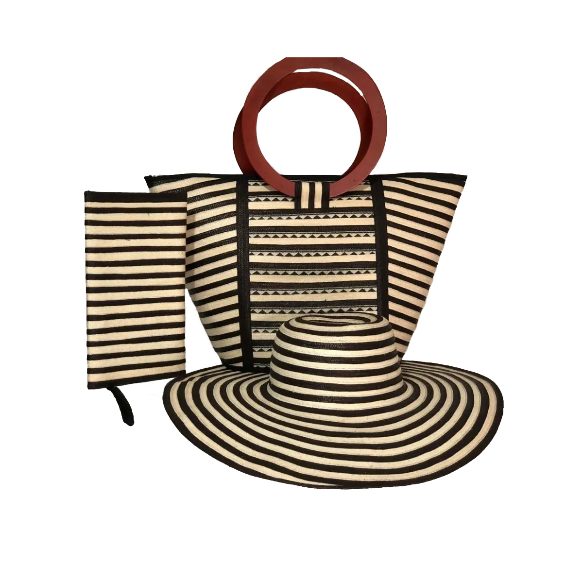 Combo Artesanal Sombrero + Bolso + Cartera Tradicional