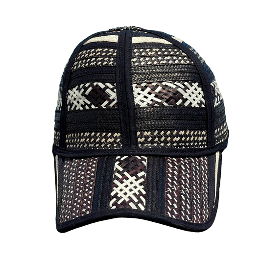 Gorra Exclusiva Negra Tejido FIguras a Mano MY