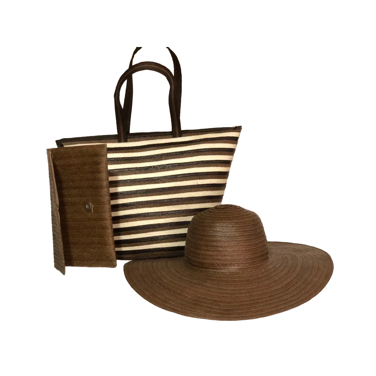 Combo Bolso Cebra + Sombrero + Cartera