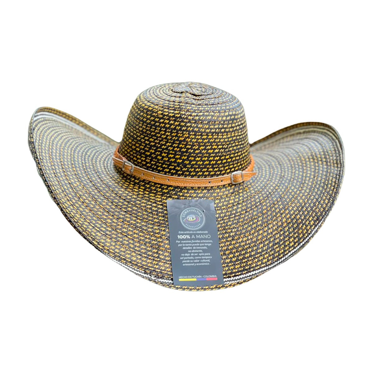 Sombrero Exclusivo 23 Fibras Verde Caña Flecha
