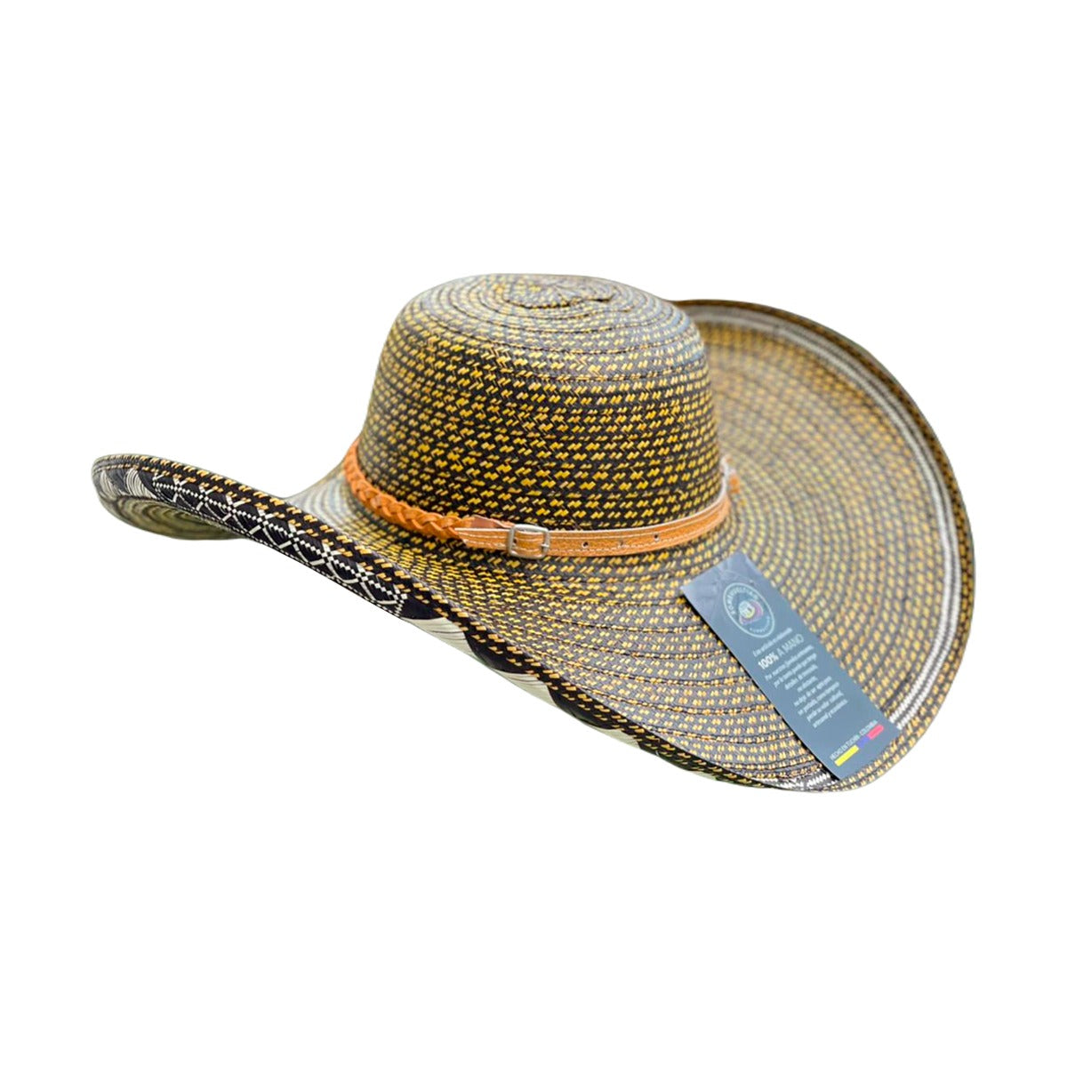 Sombrero Exclusivo 23 Fibras Verde Caña Flecha