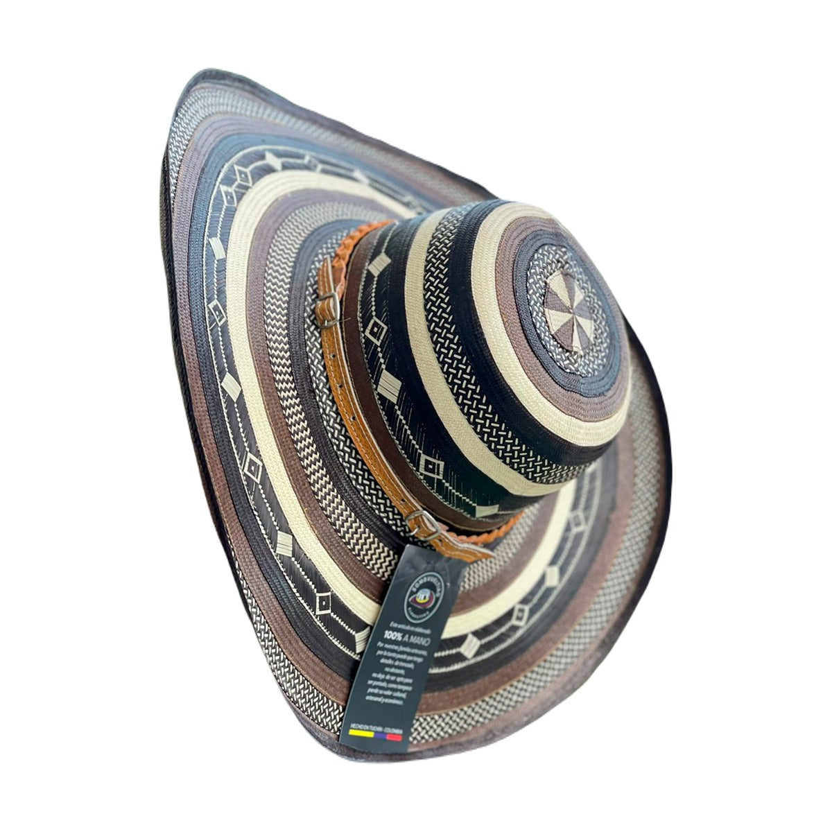 Sombrero Exclusivo 23 Fibras Marron Extrafino