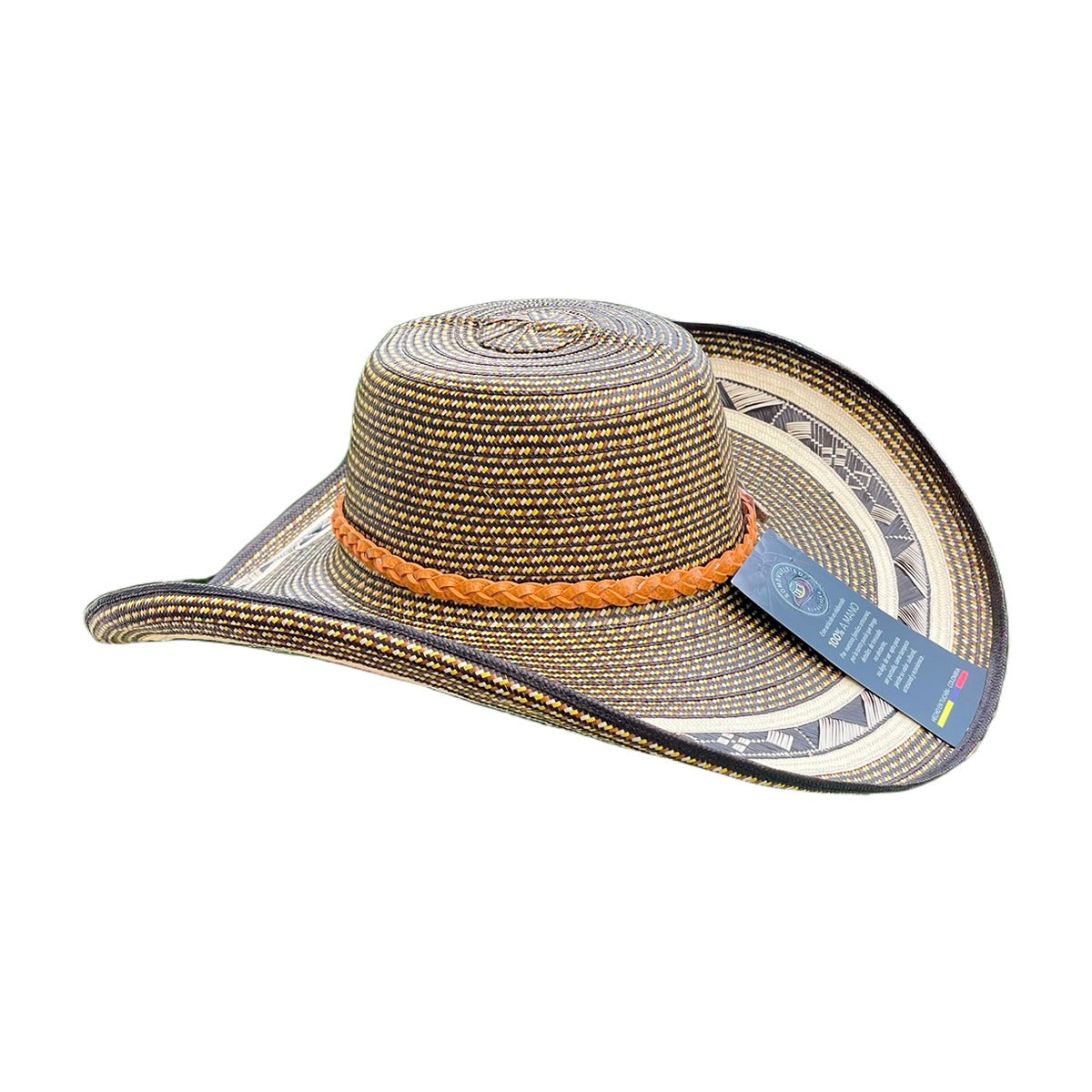 Sombrero Exclusivo 23 Fibras Marron Calidad