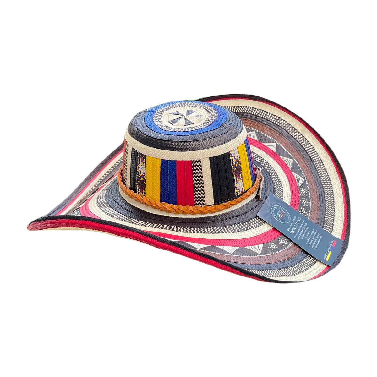 Sombrero Exclusivo 23 Fibras Multicolor Calidad
