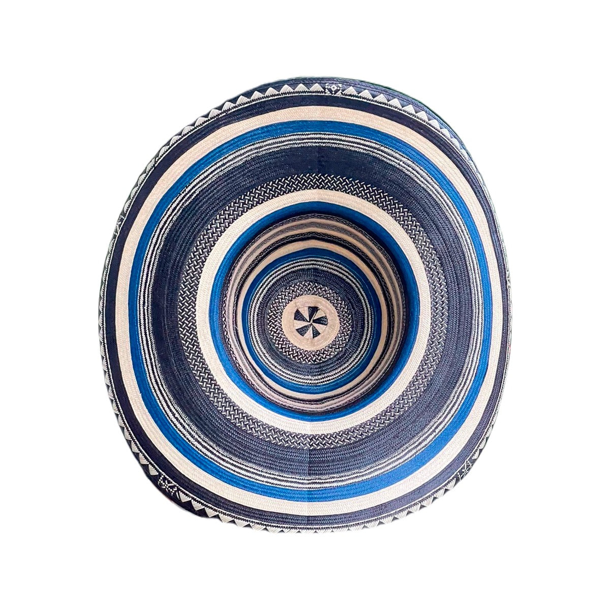 Sombrero Exclusivo 23 Fibras Azul Caña Flecha