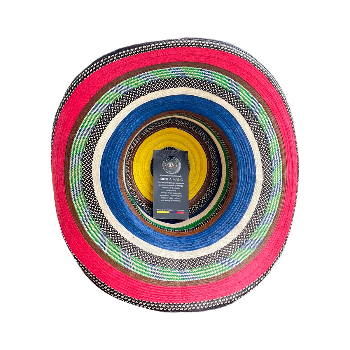 Sombrero Exclusivo 23 Fibras Multicolor Extrafino