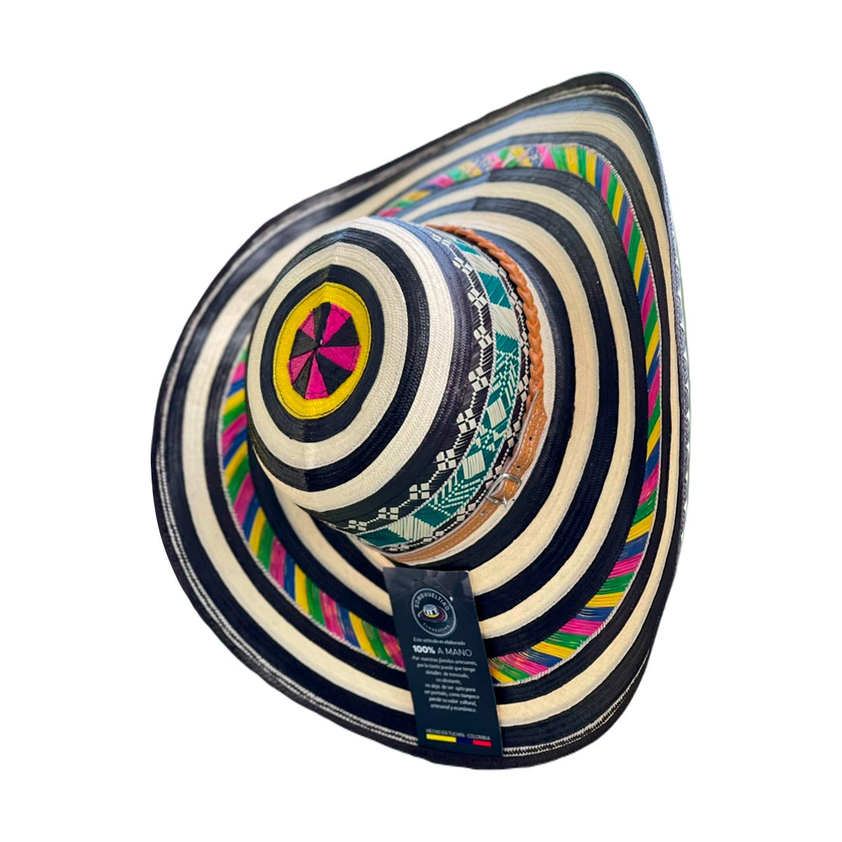 Sombrero Exclusivo 23 Fibras Multicolor Fino