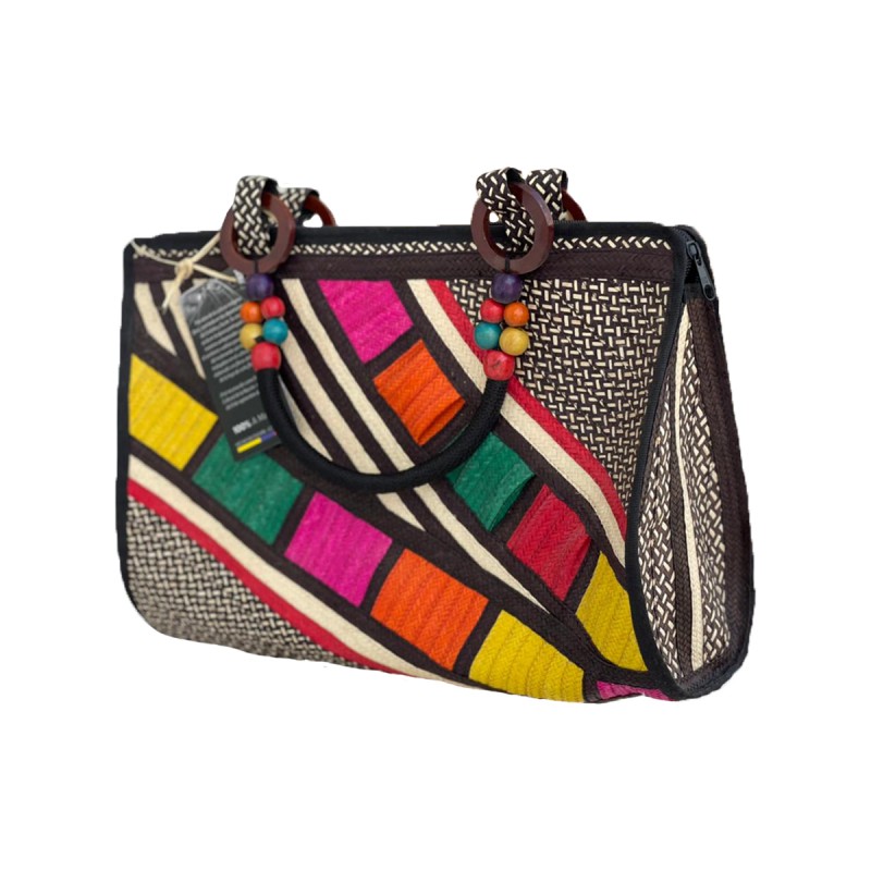 Bolso De Mano Multicolor