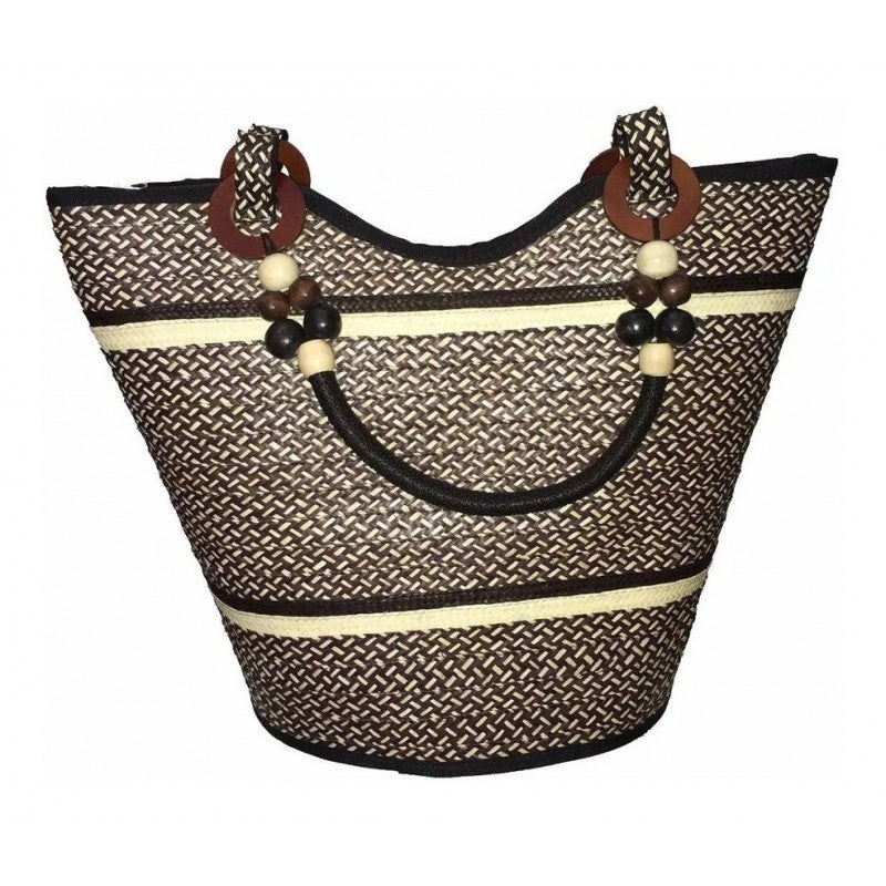 Bolso Diseño Ajedrez En Caña Flecha