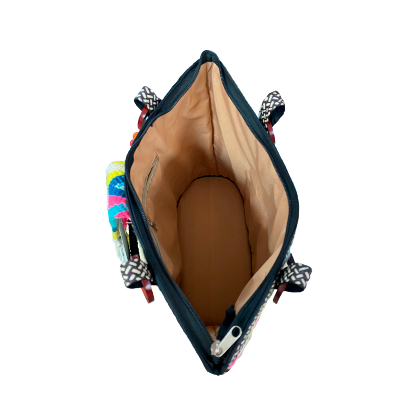 Bolso Multicolor Diseño Exclusivo Caña Flecha