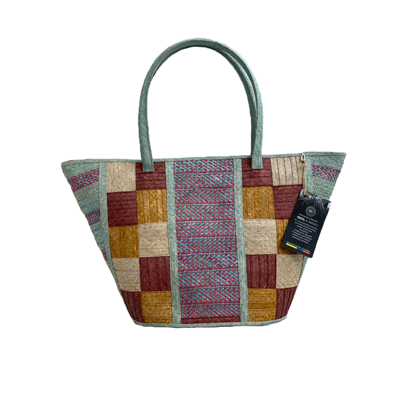 Bolso Multicolor Exclusivo Diseño Ajedrezado