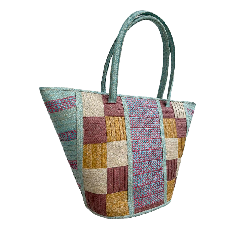 Bolso Multicolor Exclusivo Diseño Ajedrezado