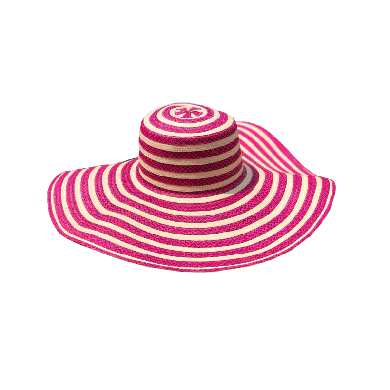 Pava 15 Fibras Fucsia Caña Flecha A Mano