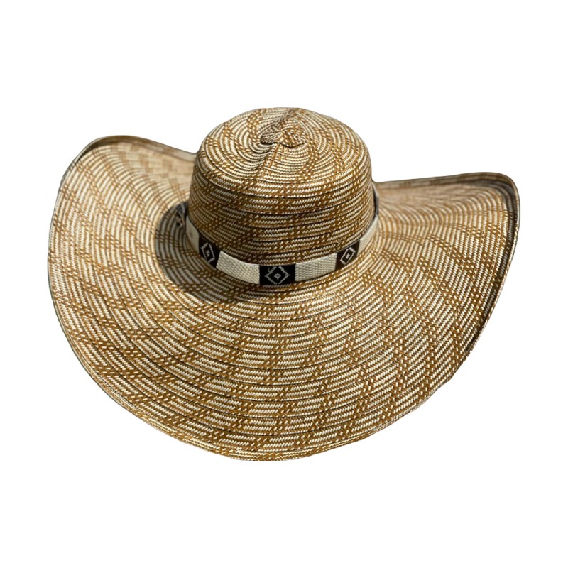 Sombrero 21 Fibras Artesanal Marrón