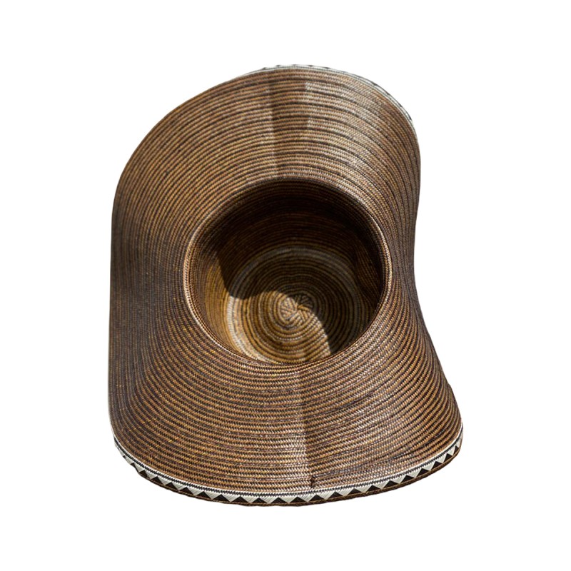 Sombrero 21 Fibras Exclusivo Marrón Oscuro