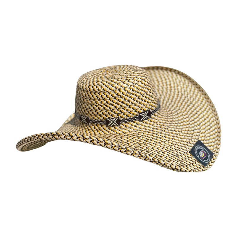 Sombrero 21 Fibras Tejido A Mano Fino