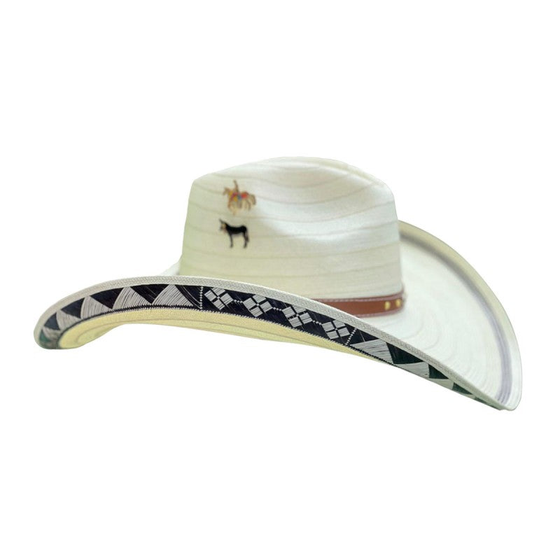 Sombrero 27 Fibras Borsalino Blanco
