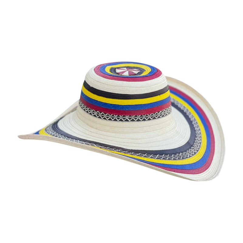 Sombrero 21 Fibras Diseño Colombiano