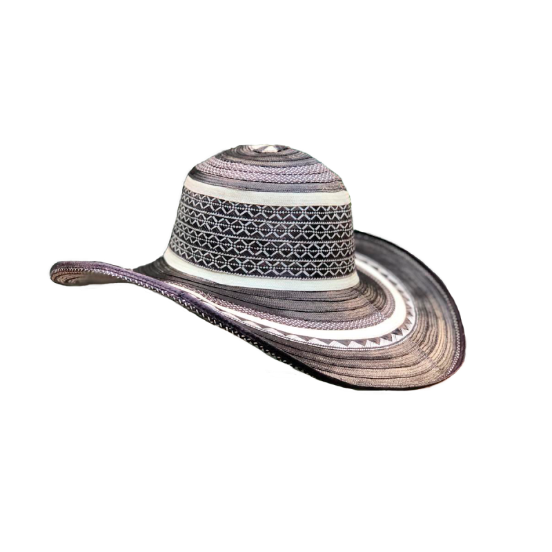 Sombrero 23 Fibras Diseño Color Negro