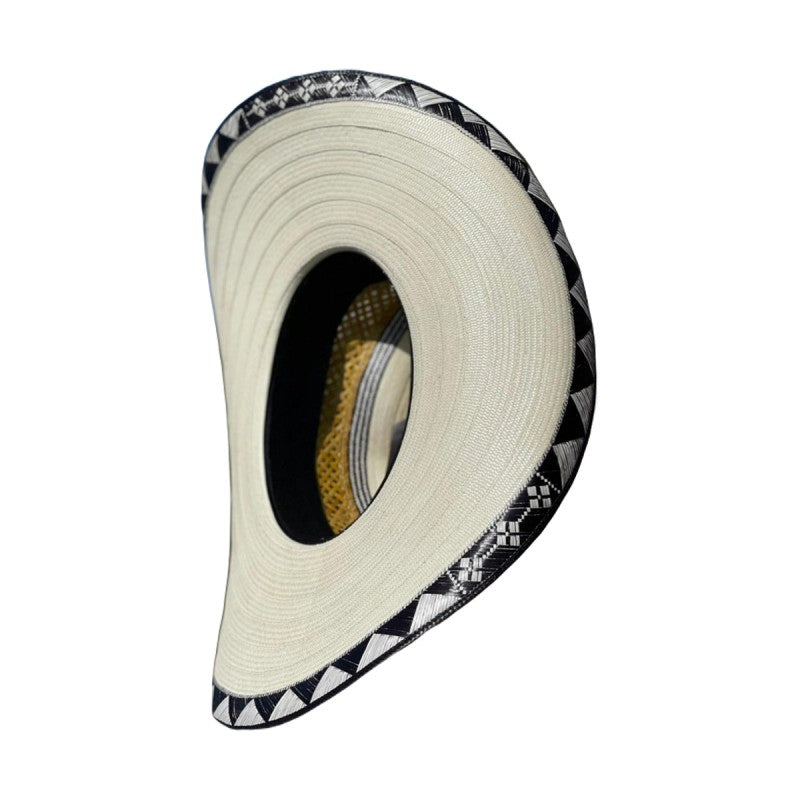 Sombrero 33 Fibras Diseño Dorado Calado