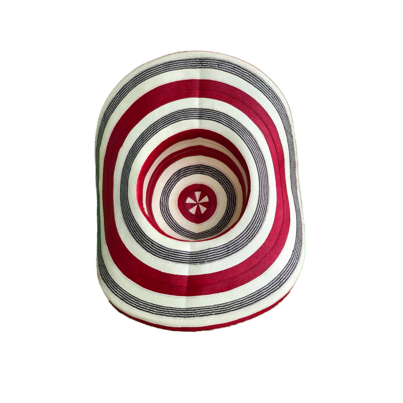 Sombrero 23 Fibras Diseño Rojo
