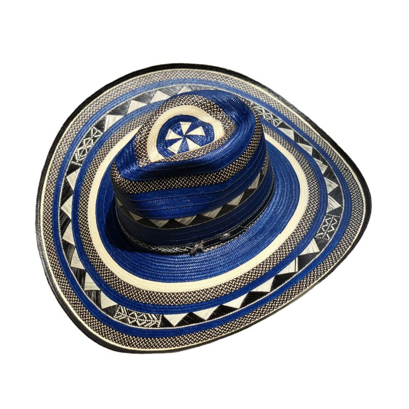 Sombrero 31 Fibras Engomado Azul