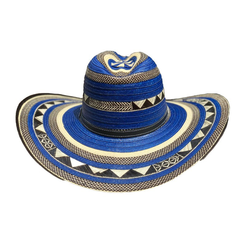 Sombrero 31 Fibras Engomado Azul