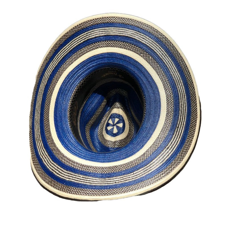 Sombrero 31 Fibras Engomado Azul