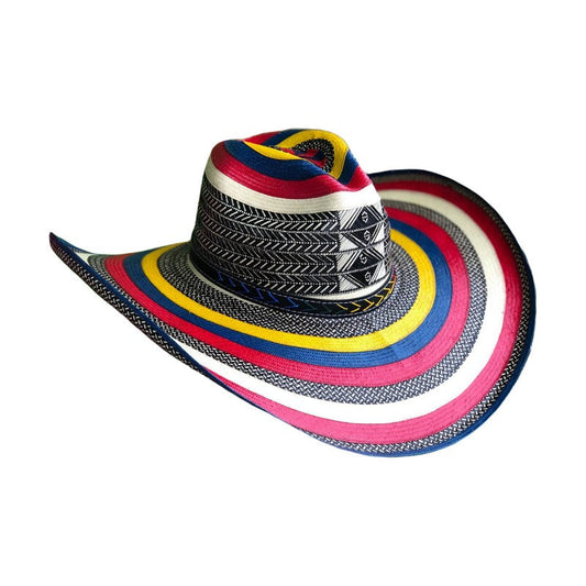 Sombrero 21 Fibras Engomado Multicolor MY
