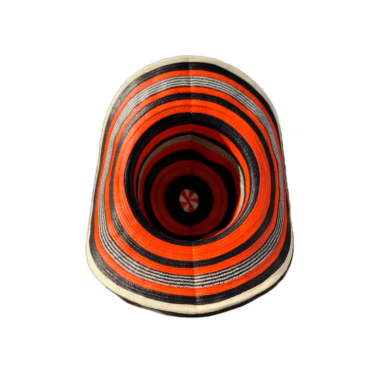 Sombrero 23 Fibras Exclusivo Diseño Naranja