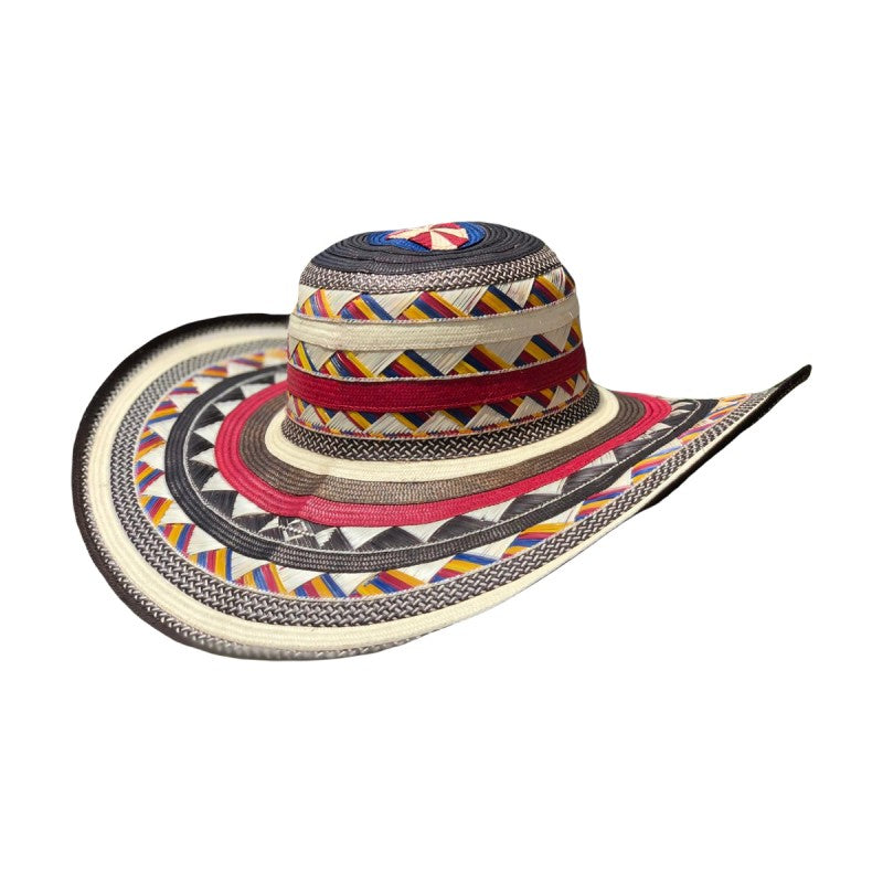 Sombrero 23 Fibras Exclusivo Multicolor