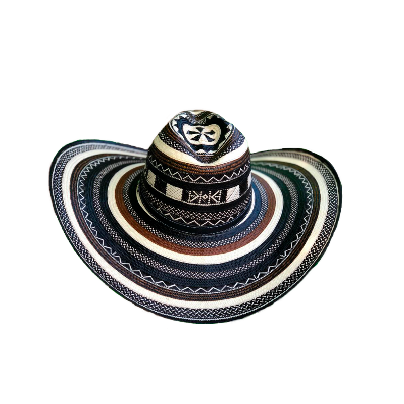 Sombrero 23 Fibras Exclusivo Negro Hormado