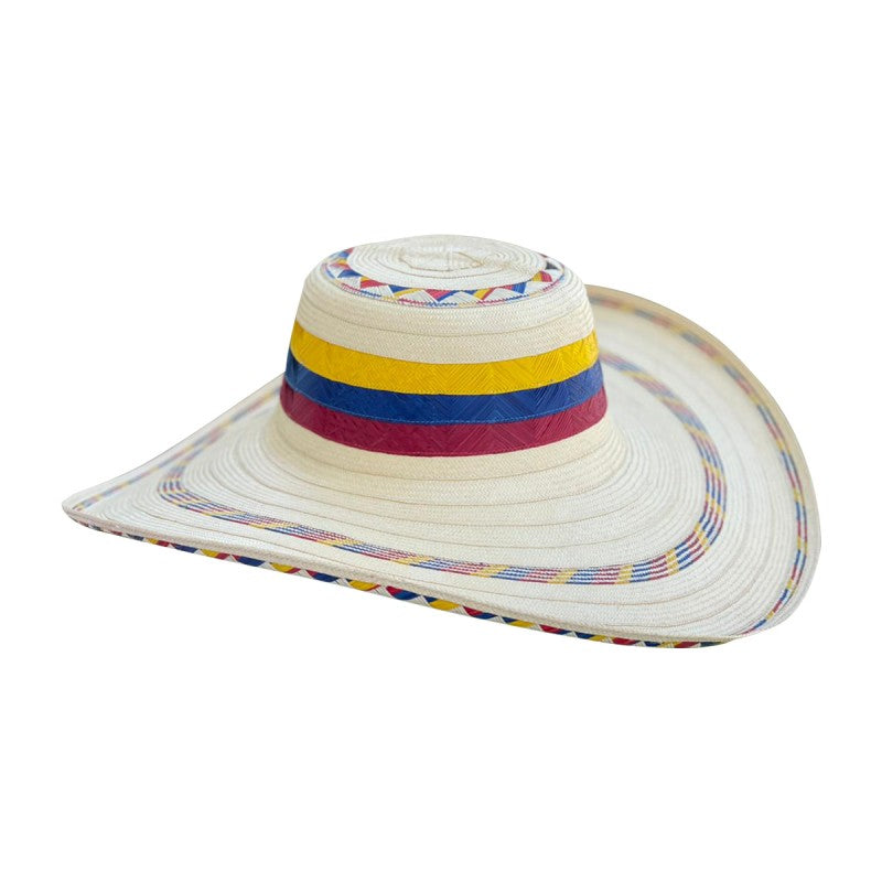Sombrero 21 Fibras Exclusivo Tricolor