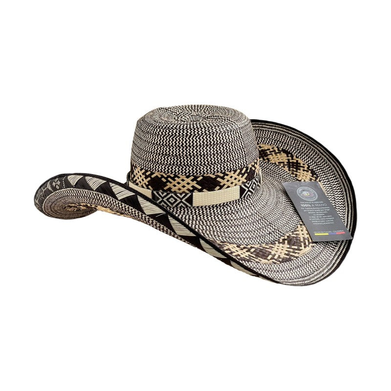 Sombrero 23 Fibras Fino Gris Caña Flecha