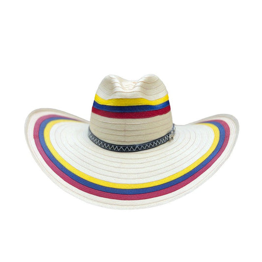 Sombrero 23 Fibras Hormado Tricolor MY