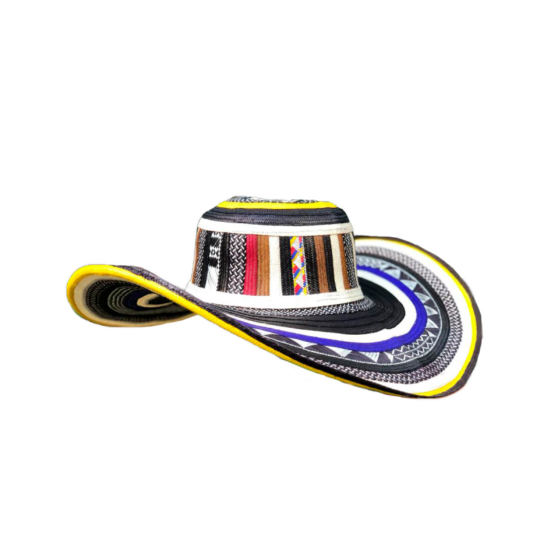 Sombrero 23 Fibras Multicolor Exclusivo
