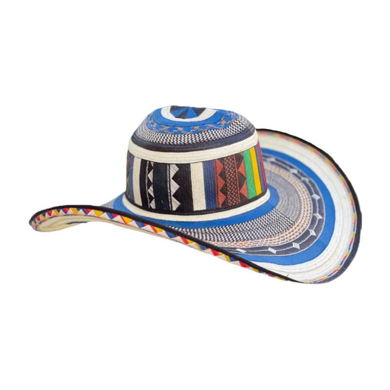 Sombrero 23 Fibras Multicolor Fino