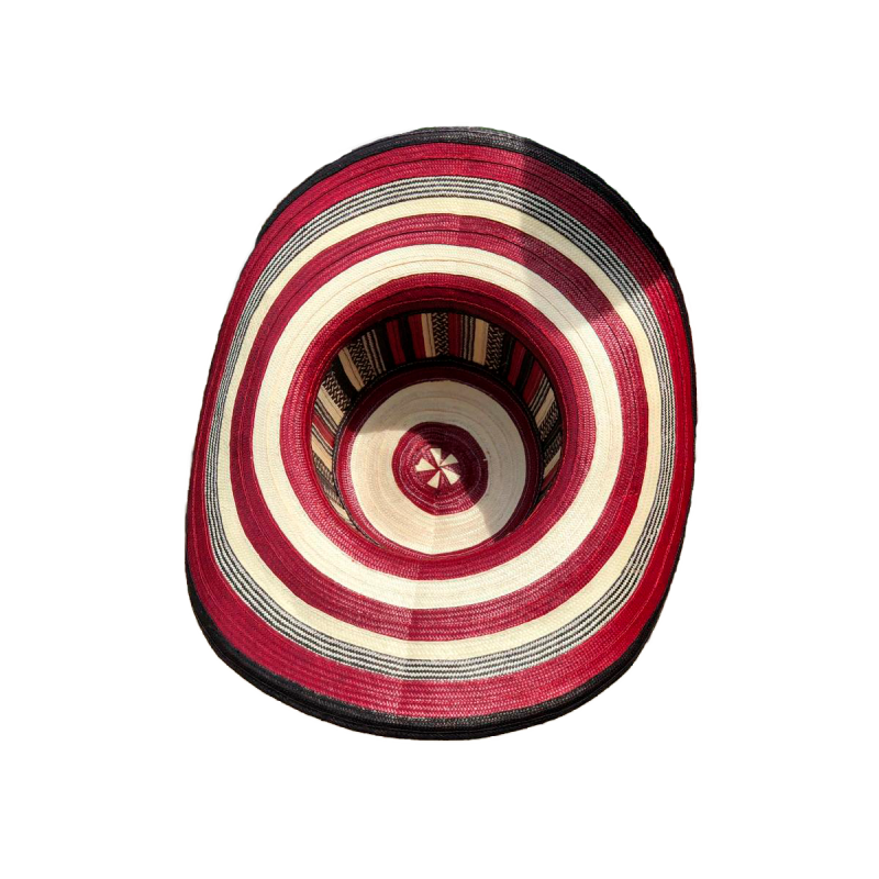 Sombrero 23 Fibras Rojo Fino
